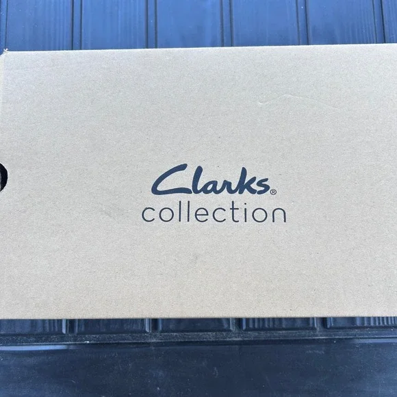 Clarks Collection Whiddon Cap Black Leather Dress Shoes Men 11M Oxford US New - Picture 5 of 9